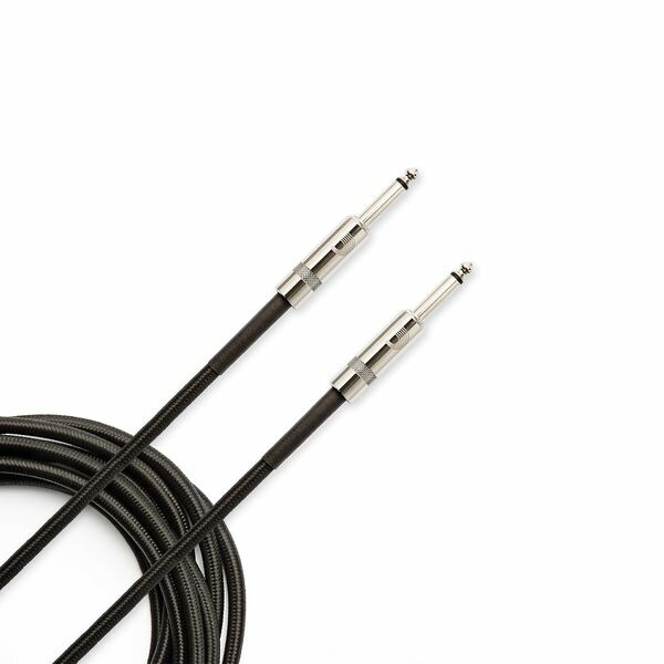 【送料込】D’Addario ダダリオ PW-BG-20BK 6.1m S/S Custom Series Braided Instrument Cables ギター ケーブル