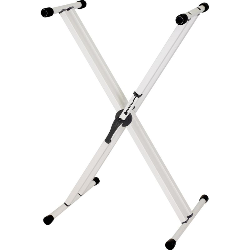【送料込】KC KYBS-D/WH キーボードスタンド X字ダブル 【smtb-TK】 愛曲楽器バーゲンセンター