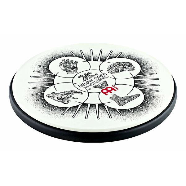 【送料込】MEINL マイネル MPP-12-BG ドラム練習パッド 12&rdquo; Benny Grebモデル｜愛曲楽器バーゲンセンター
