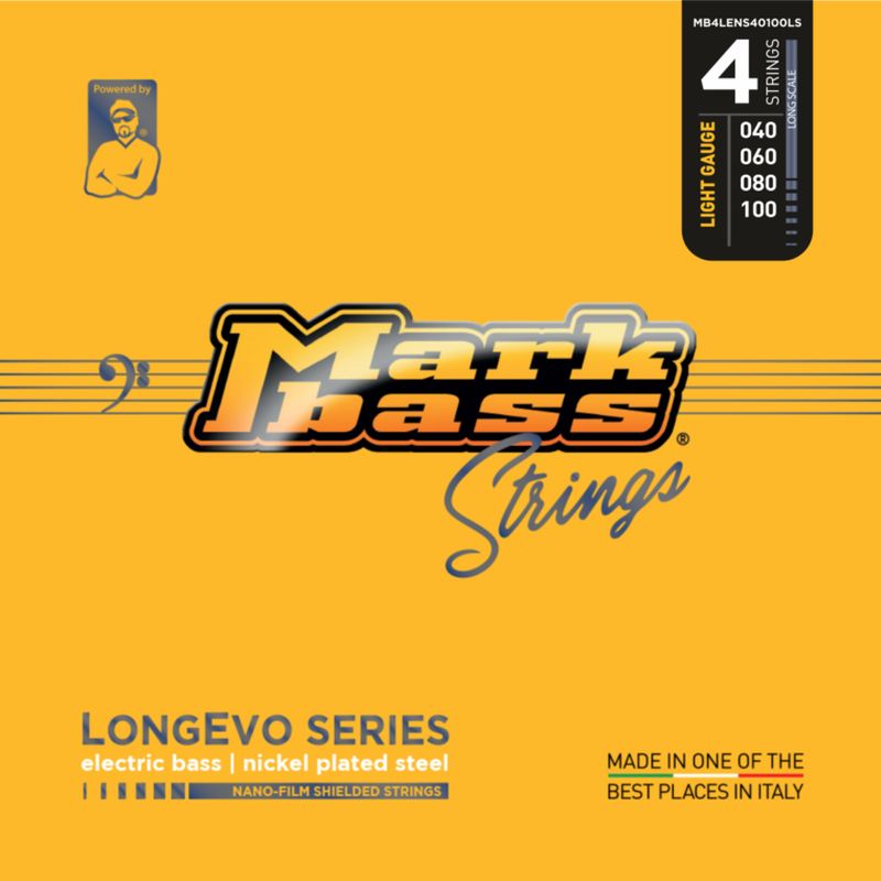 Markbass マークベース MAK-S 4LEN40100 ベース弦 40-100 LONGEVO シリーズ NICKEL PLATED STEEL コーティング弦