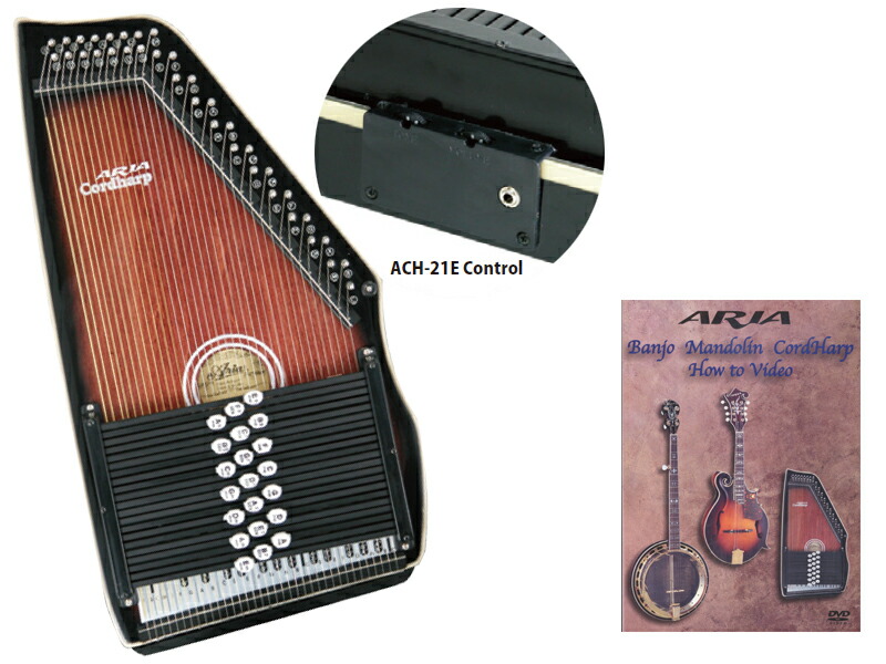 希少！！】 ARIA アリア ACH-21E コードハープ オートハープ www.a 