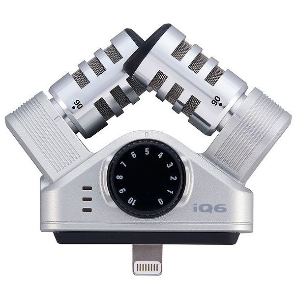 【美品】zoom iQ7 Lightningコネクター用 MSステレオマイク ZOOM ( ズーム ) iQ7 MSステレオマイクロフォン 送料無料