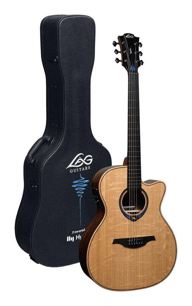 【送料込】LAG GUITARS THV30ACE Hyvibe 30 生音に様々なエフェクトをかけられる スマートギター/ハードケース付【ポイント5倍】