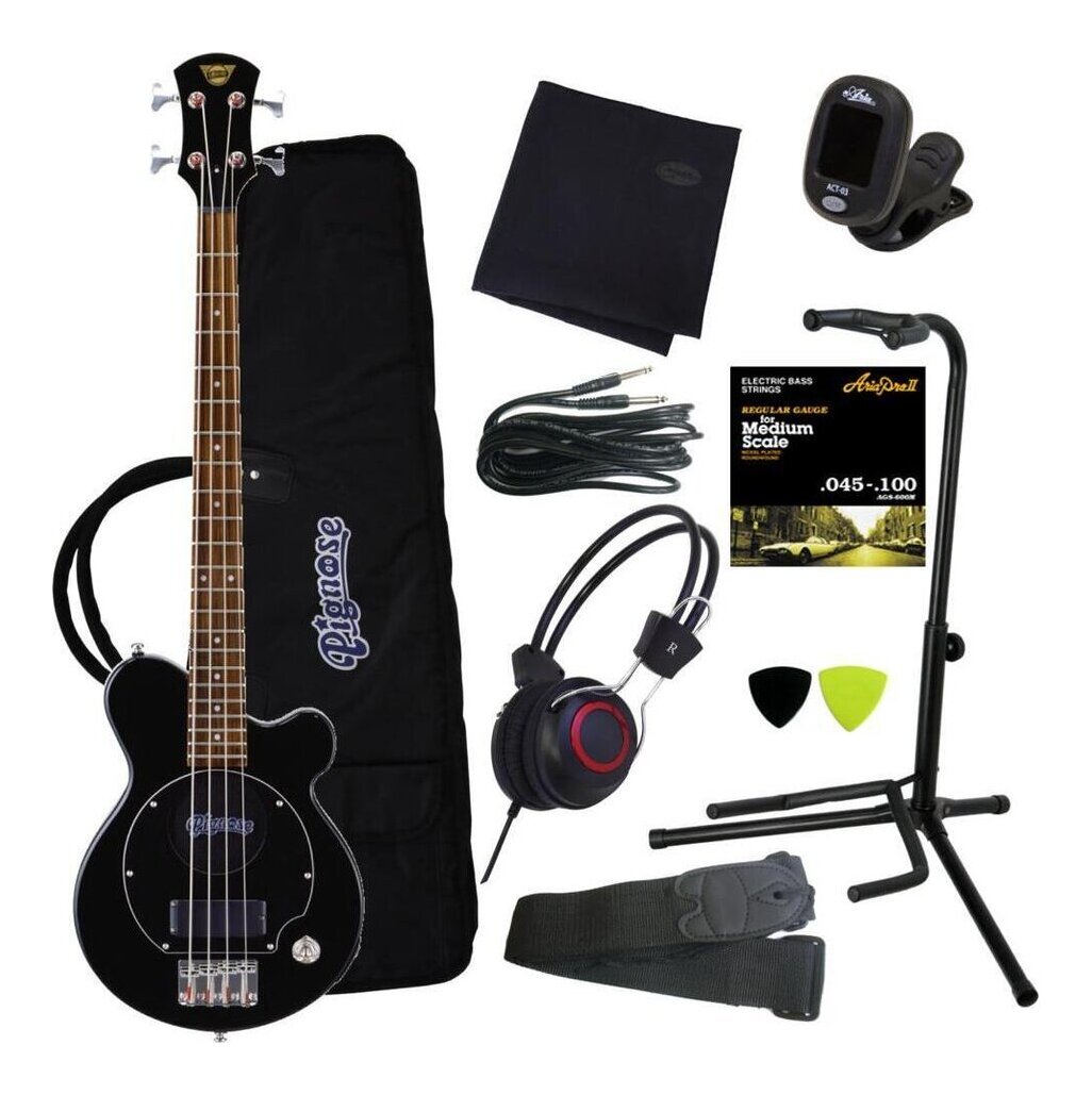 Pignose PGB20 スピーカー内蔵ベース ピグノーズ Pignose PGB200 MBL スピーカー内蔵ミニエレキベース メタリックブルー