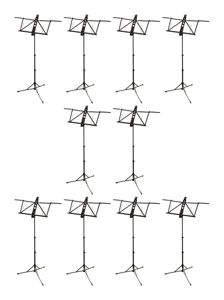 【送料込】ARIA アリア AMS-100 x10台 Aluminum Music Stand アルミニウム製譜面台