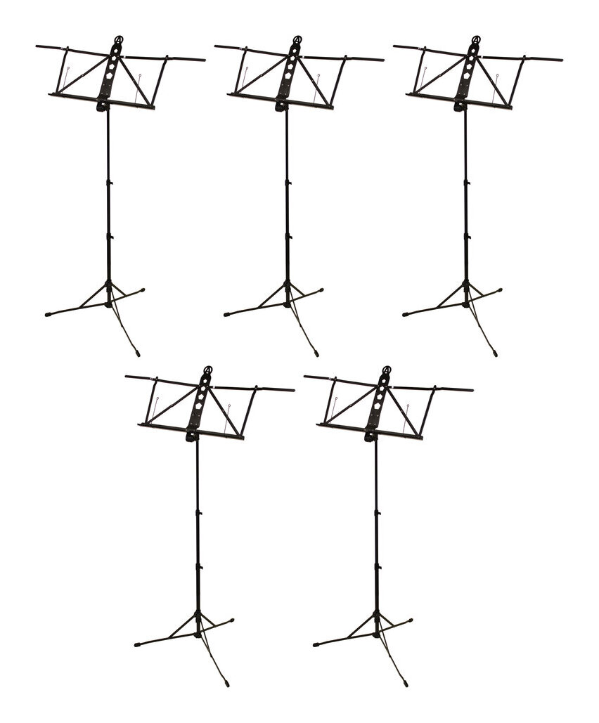 【送料込】ARIA アリア AMS-100 x5台 Aluminum Music Stand アルミニウム製譜面台