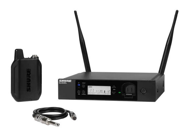 【送料込】SHURE GLXD14R+J-Z2 ラックマウント ボディパック型 ギター用 ワイヤレスシステム GLXD14R+
