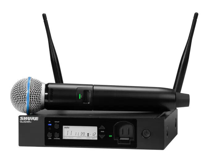 【送料込】SHURE GLXD24R+J/B58-Z2 ラックマウント ハンドヘルド型 ワイヤレスシステム GLXD24R+/B58