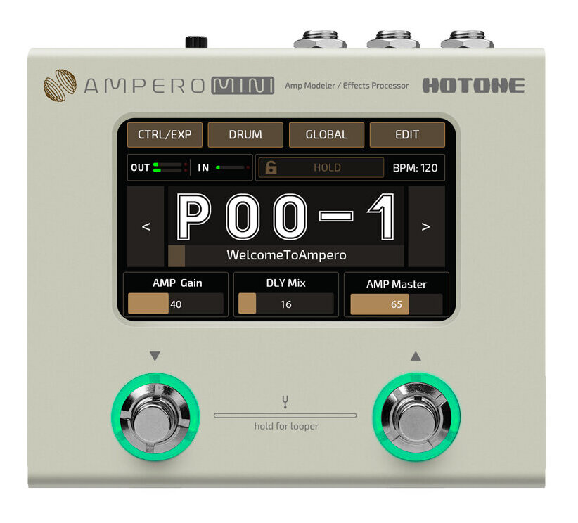 HOTONE Ampero mini エフェクター　マルチ HOTONE | AMPERO Mini | マルチ・エフェクター | 製品情報
