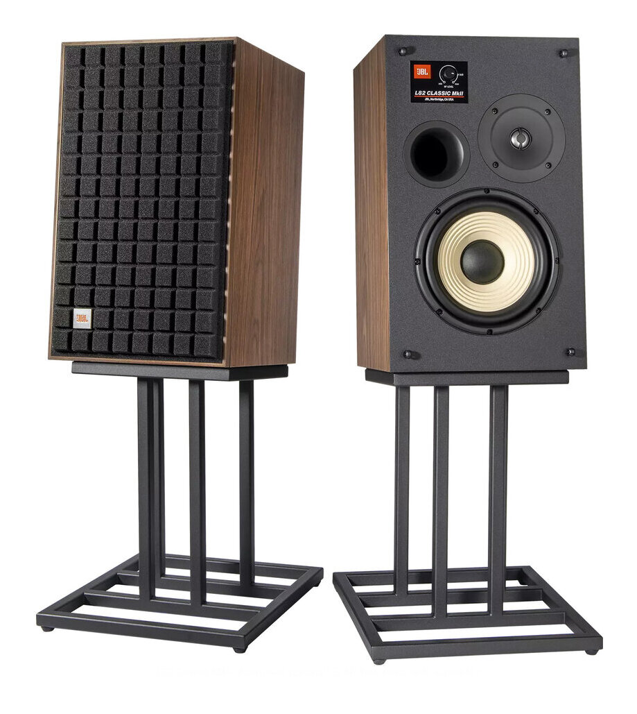 【送料込】JBL L82 Classic MK2 BLACK + JS-80 ブラック(ペア) ブックシェルフ スピーカー/専用スタンド/JS-80付【代金引換不可】|愛曲楽器