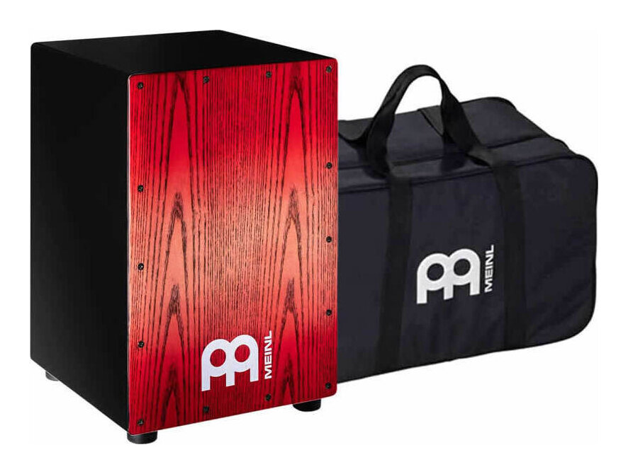 【送料込】MEINL MCAJ100BK-TRF+ レッド/赤 American White Ash打面 HEADLINERシリーズ カホン/ケース付