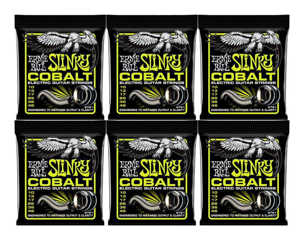 【メール便・送料無料・代引不可】【6セット】ERNIE BALL アーニーボール 2721 [10-46] COBALT REGULAR SLINKY エレキギター弦 5,637円