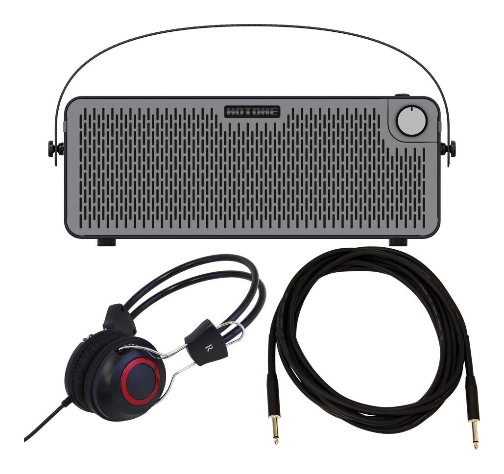 【送料込】HOTONE Pulze Eclipse/ヘッドホン+3mケーブル付 ブラック Bluetooth搭載 モデリング ギターアンプ/オーディオスピーカー【ポイント5倍】|愛曲楽器