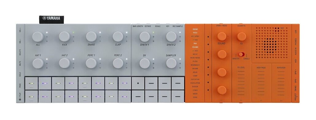 【送料込】YAMAHA SEQTRAK ORANGE ドラムからシンセ(FM/AWM)、サウンドデザイン用コントローラーにシーケンサー モバイル・オールインワンギア【ポイント5倍】