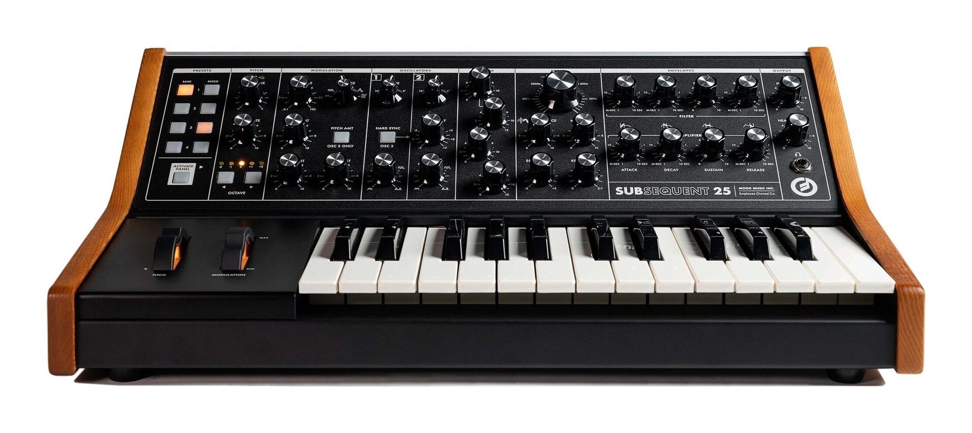 オススメ Moog Subsequent 25 デッキセイバーのカバー＋ケース付き 