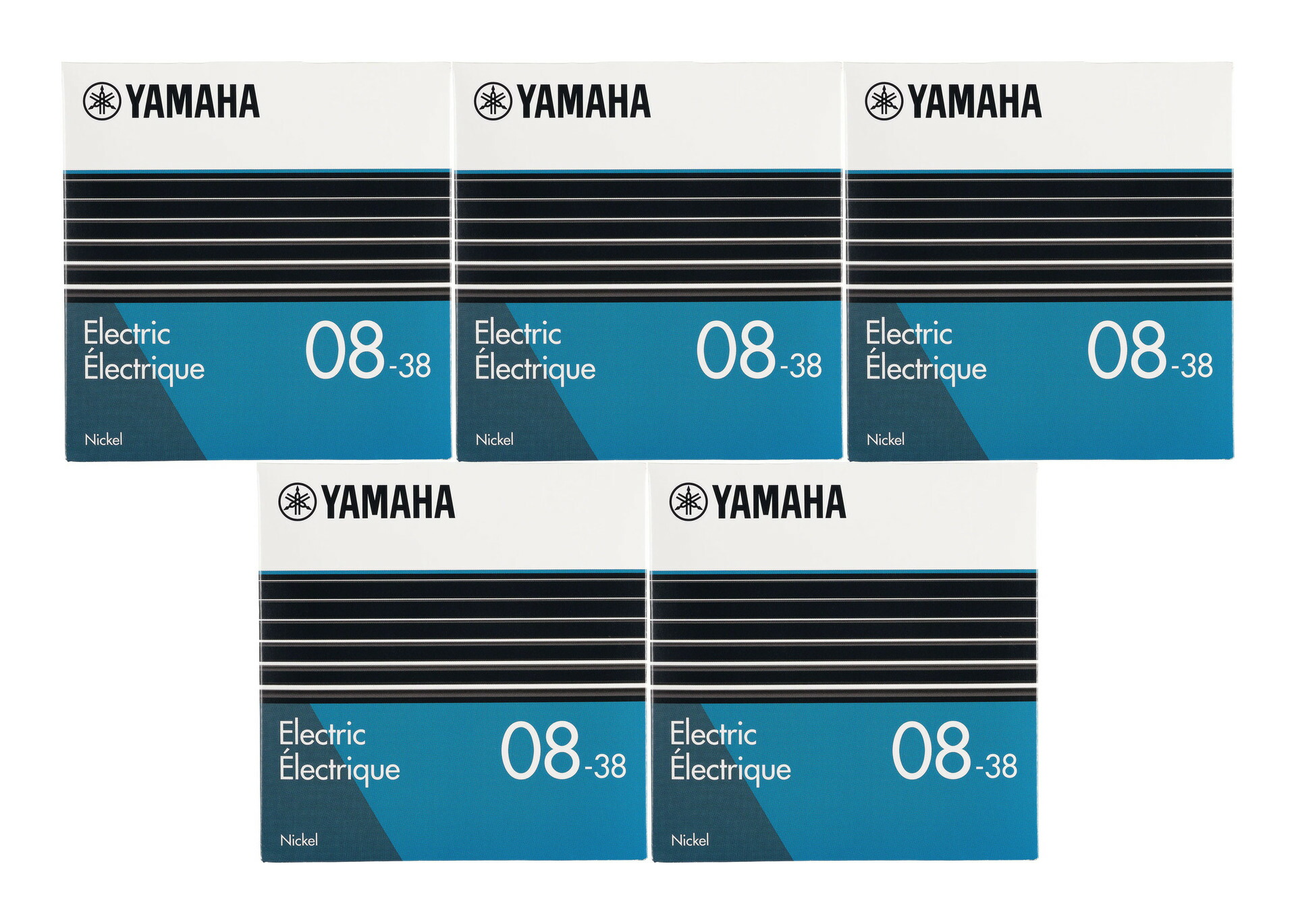 【メール便・送料無料・代引不可】YAMAHA GSE08 ×5 [08-38] ニッケルワウンド エレキギター弦 エクストラライトゲージ