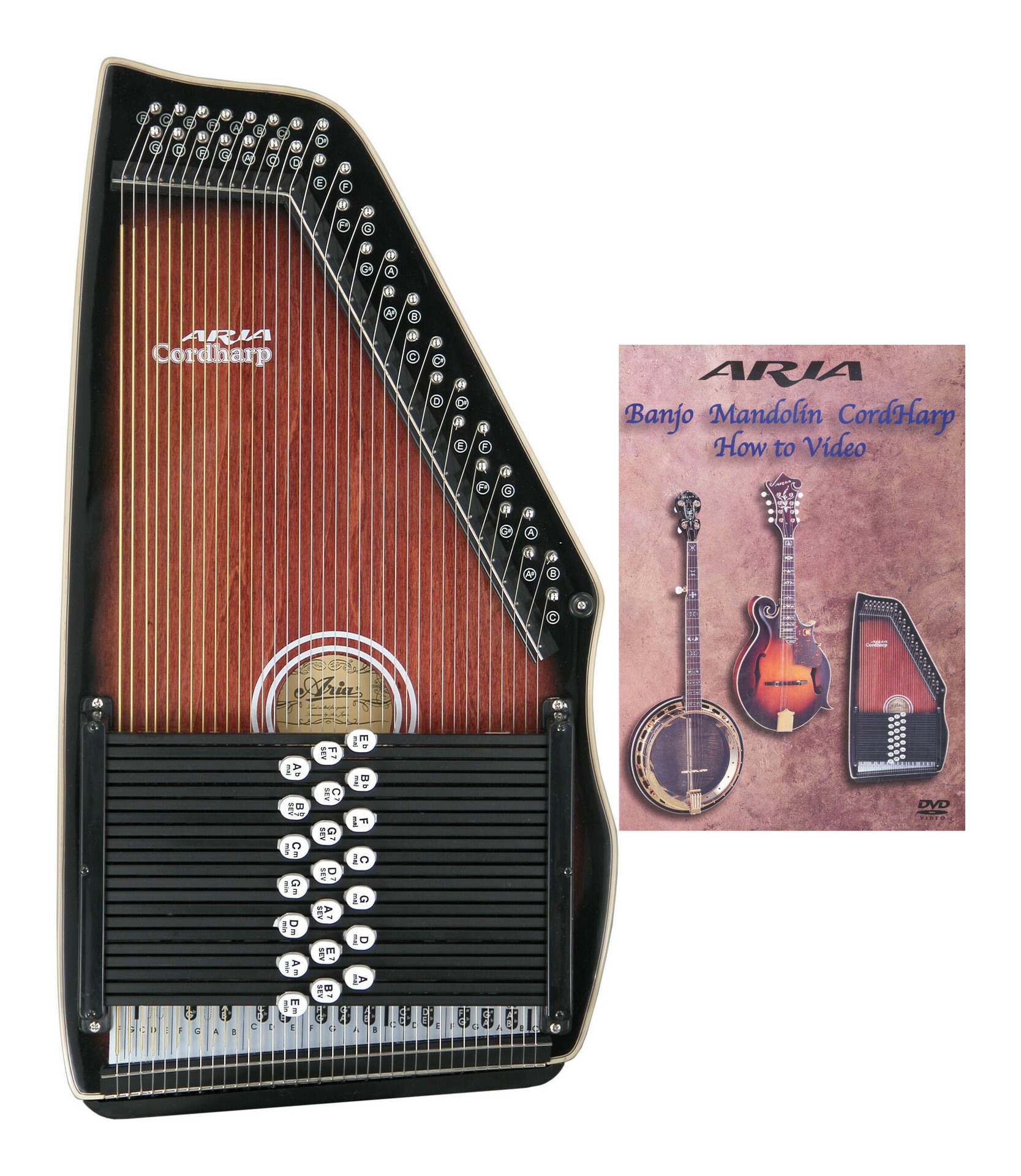 ARIAコードオートハープACH21E 楽天市場】アリア ARIA ACH-21E コードハープ/オートハープ