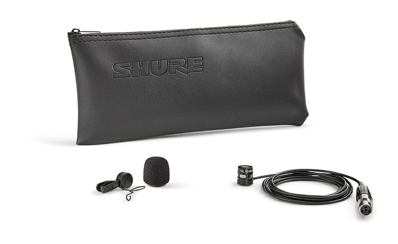 【送料込】SHURE WL184MB/S-TQG ブラック スーパーカーディオイド ラベリア マイクロホン WL184M|愛曲楽器