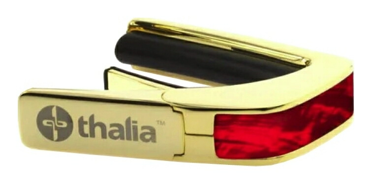 【送料込】Thalia Capos Red Angel Wing/24K Gold タリア カポ Exotic Shellシリーズ ギター用 カポタスト