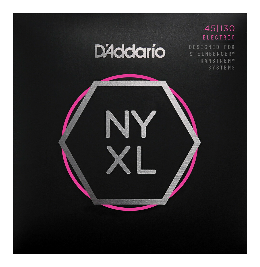 【メール便・送料無料・代引不可】【1セット】D’Addario ダダリオ NYXLS45130 Steinberger用 ダブル・ボールエンド ロングスケール 5弦ベース弦|愛曲楽器