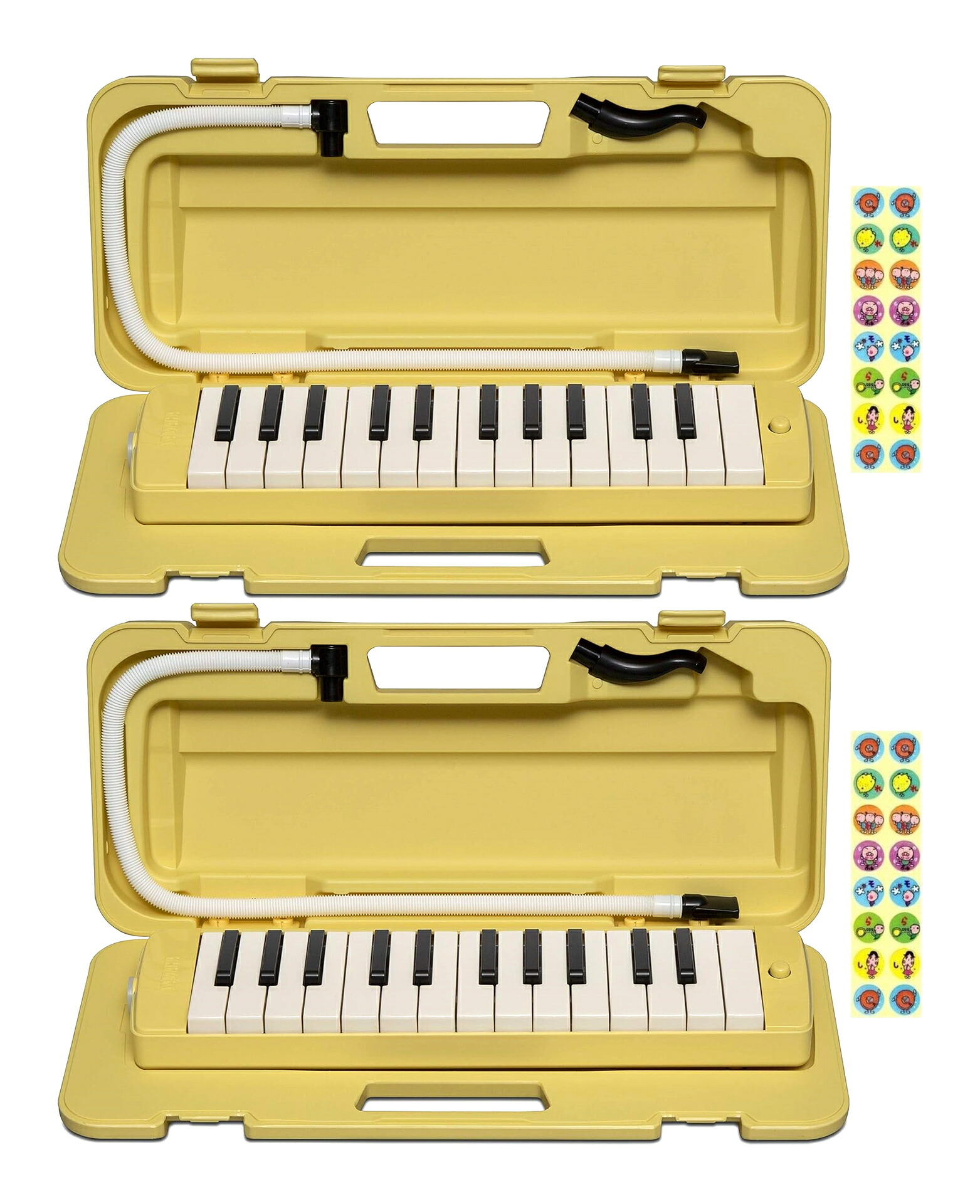 【数量限定ドレミシール2枚付】【送料込】【2台】YAMAHA ヤマハ ピアニカ P-25F