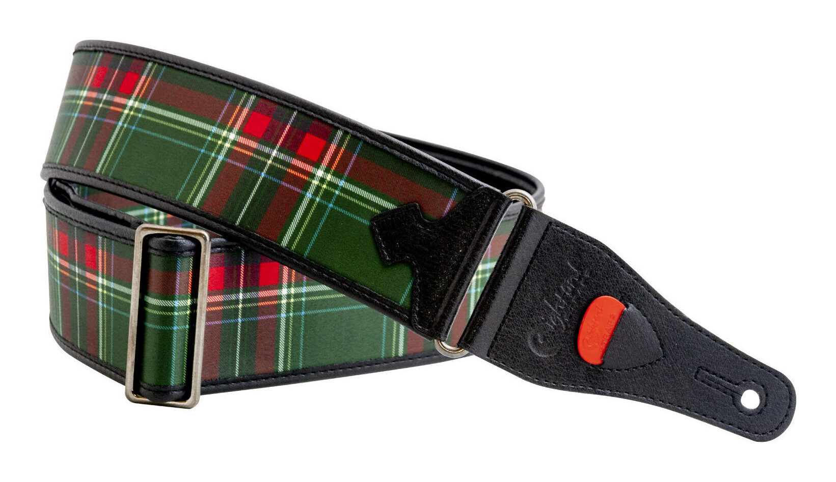 【送料込】RightOn! STRAPS TARTAN GRS Green ギター、ベース用ストラップ
