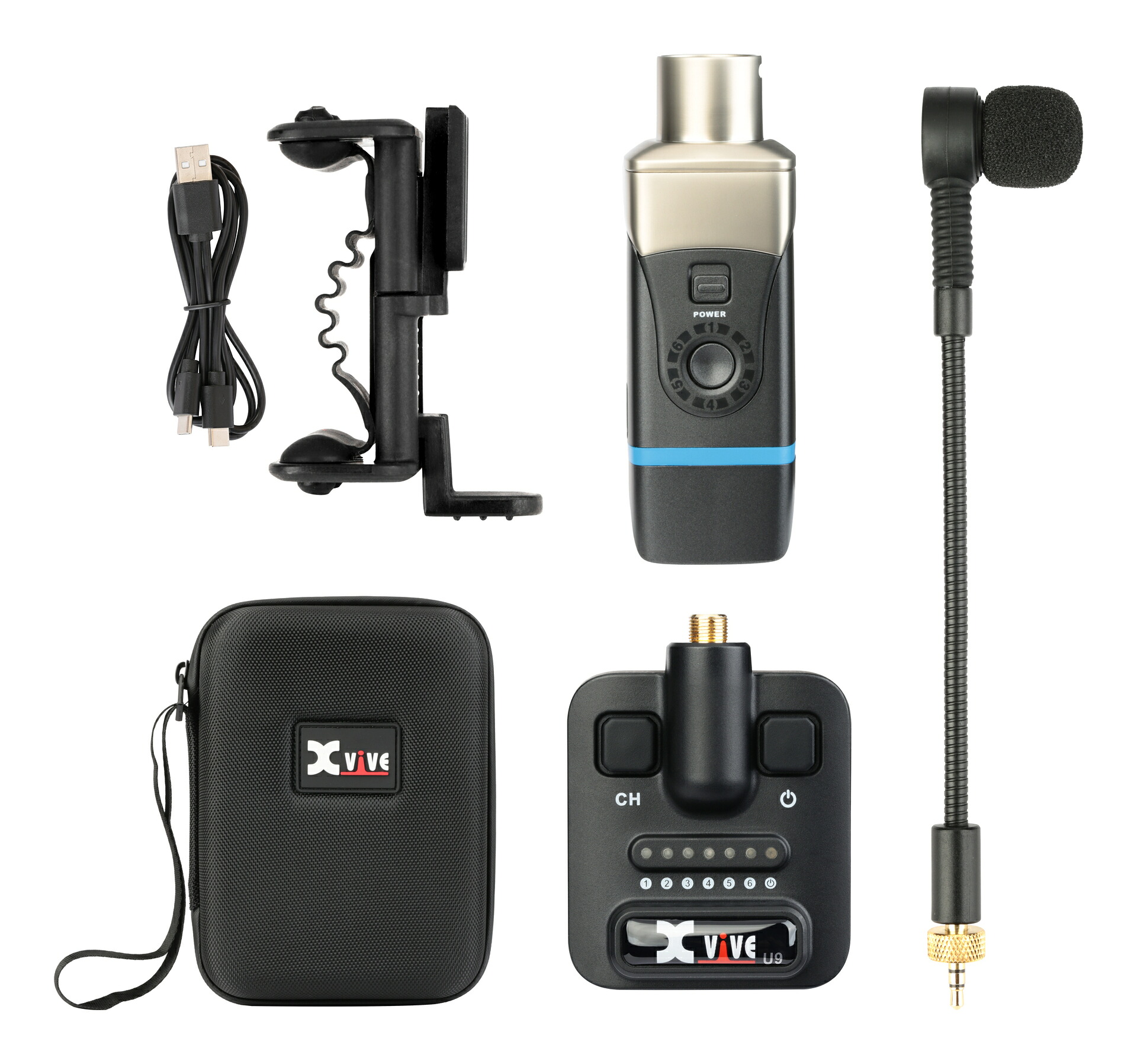 【送料込】Xvive XV-U9/VN バイオリン用 ワイヤレスシステム【ポイント5倍】