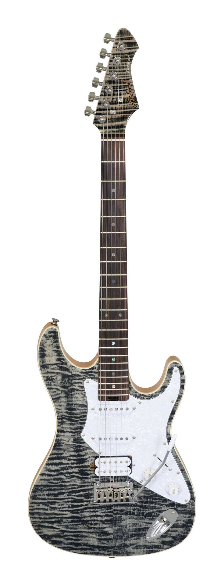 【送料込】Aria ProII 714-AE200 BKDM (Black Diamond) エレキギター/ギグバッグ付【ポイント5倍】｜愛曲楽器