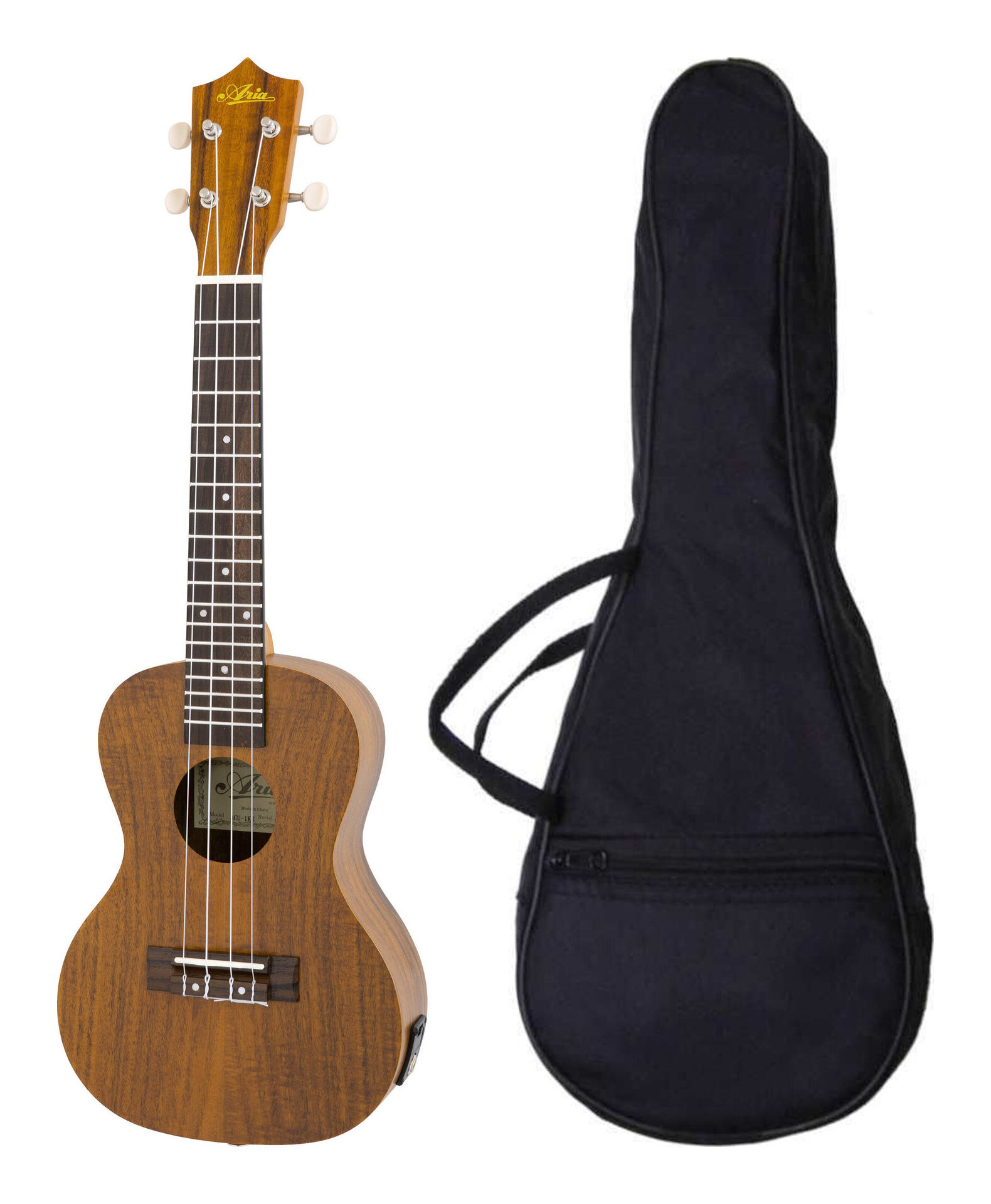 ★ARIA ACU-1K コンサートウクレレ ソフトケース付★新品送料込 新品ARIA ACU-1Kコンサートウクレレ ソフトケース付き 新仕様ソフト