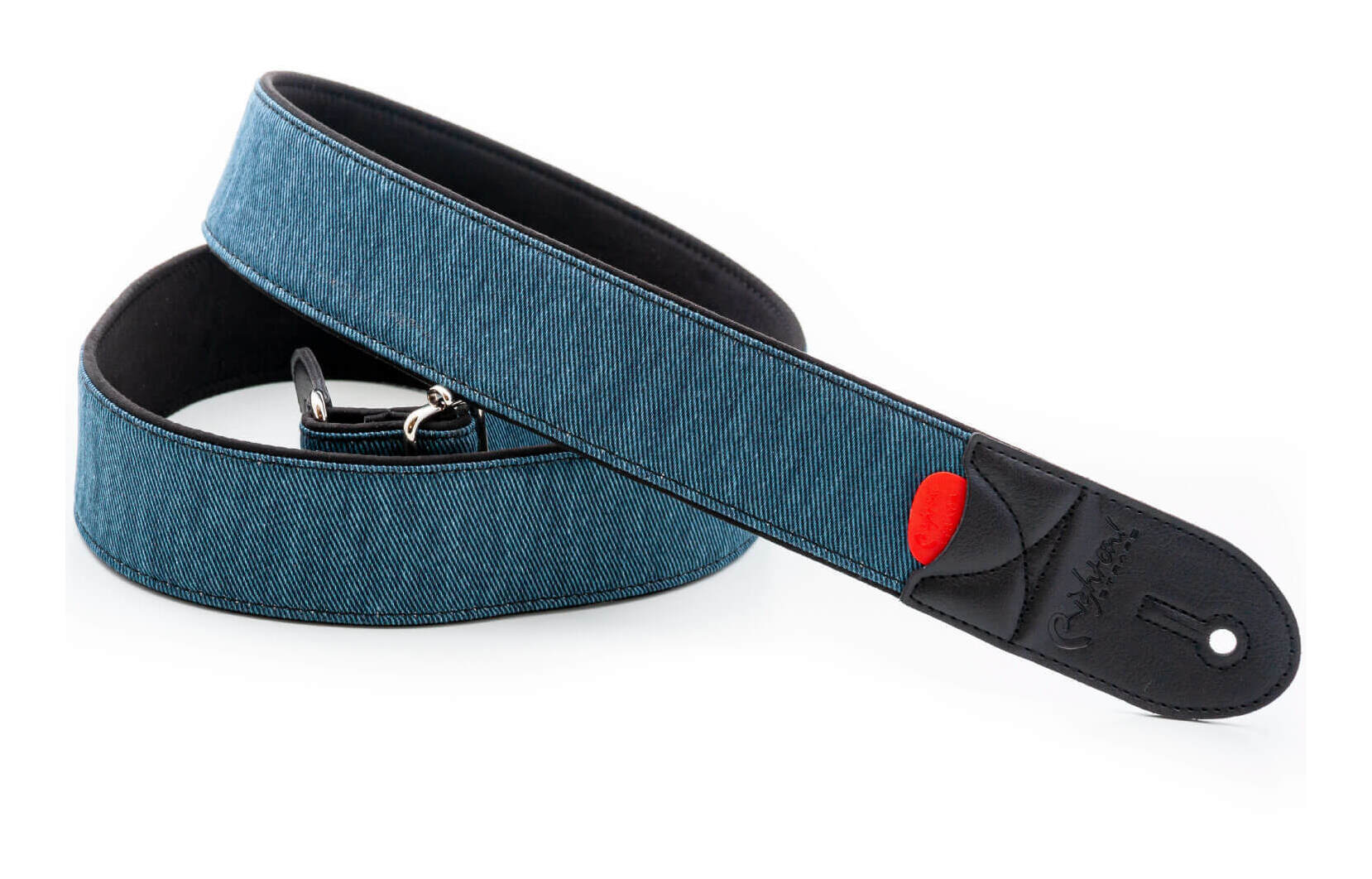 【送料込】RightOn! STRAPS DENIM-50 Blue ギター ベース ストラップ【ポイント5倍】