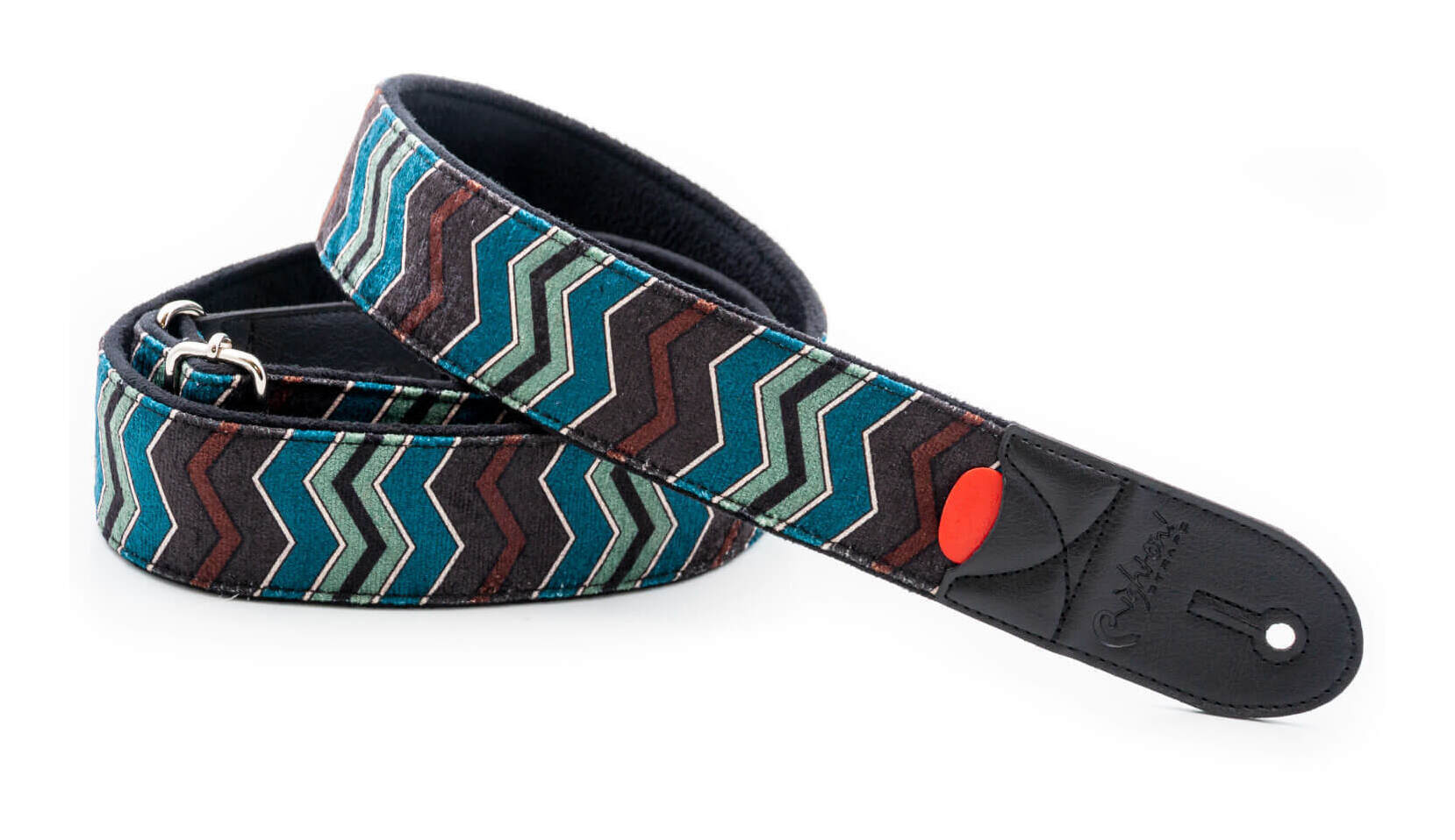 【送料込】RightOn! STRAPS ZIGGY Blue ギター ベース ストラップ【ポイント5倍】