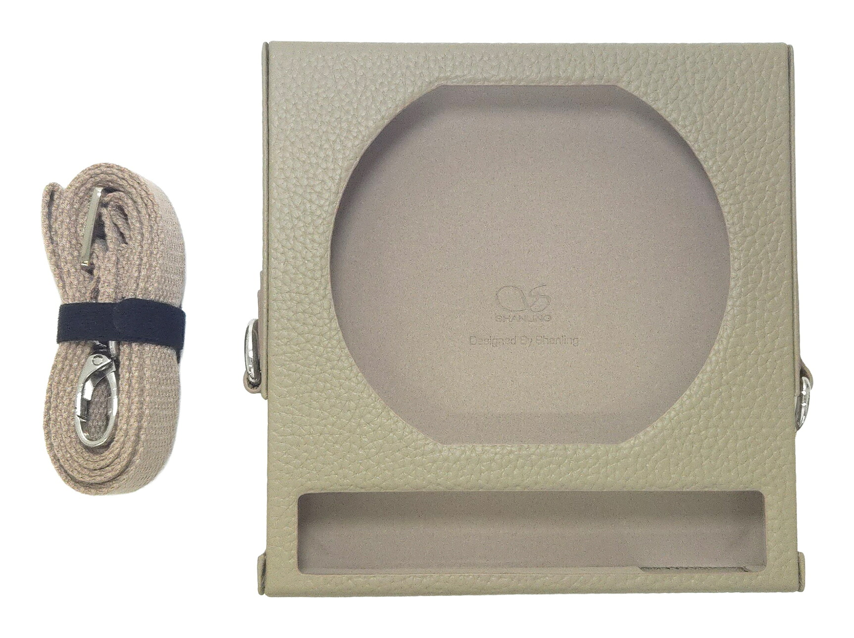 【送料込】SHANLING EC Zero T Case Gray-Beige グレーベージュ ECCOレザー ケース 取り外し可能ショルダーストラップ付｜愛曲楽器