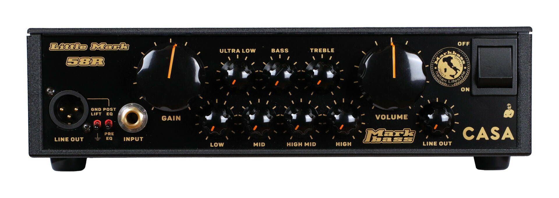【送料込】Markbass MAK-LMCASA58R / Little Mark CASA 58R Michael League マイケル リーグ Snarky Puppy シグネチャー ベースアンプ ヘッド【ポイント5倍】|愛曲楽器