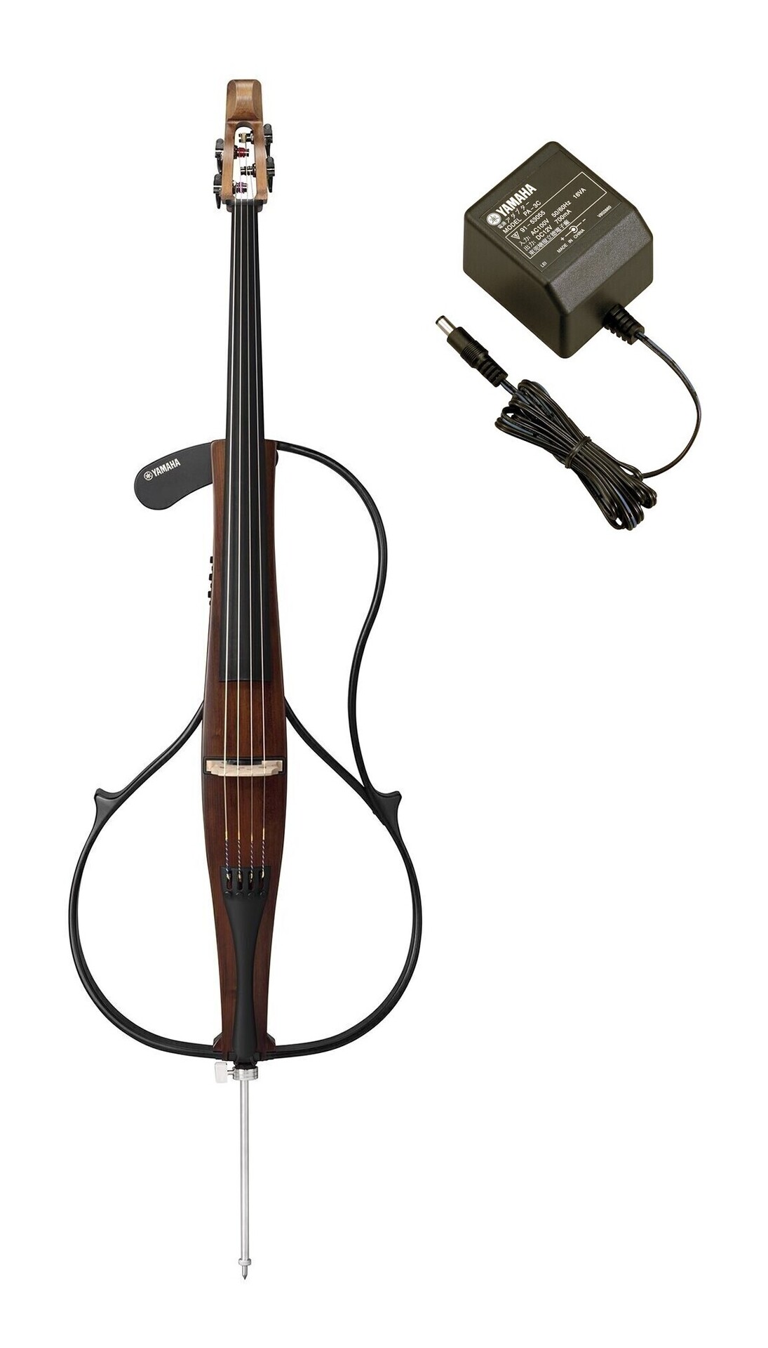 【送料込】YAMAHA SVC300F/電源アダプター/PA-3C付 アンティークダークブラウン サイレントチェロ【代金引換不可】|愛曲楽器