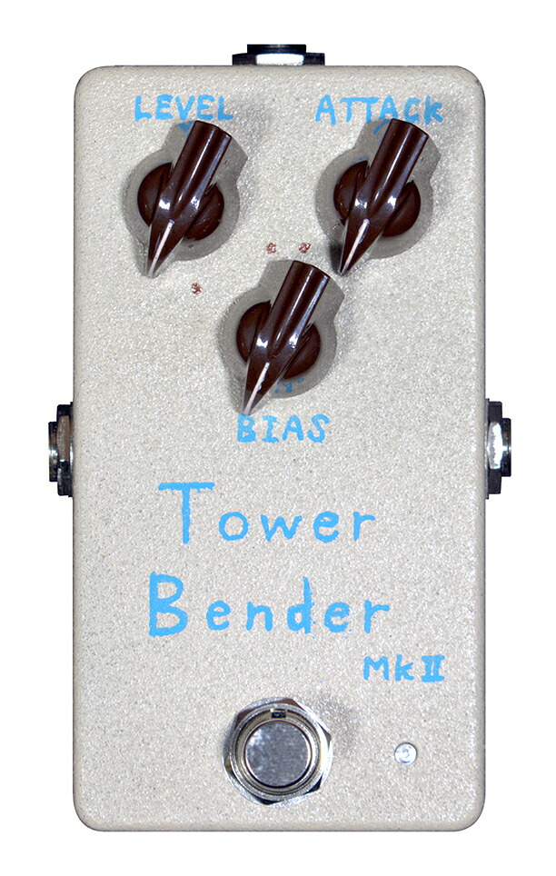 【送料込】KAMINARI Tower Bender Mk II カミナリ 神鳴 ゲルマニウム トランジスタ使用 ブリティッシュ ファズ ペダル K-EP-TB2【ポイント5倍】｜愛曲楽器