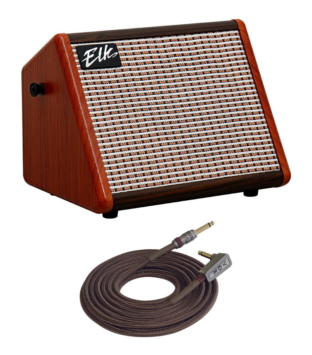 【送料込】ELK ELK-15A + VOX VAC13 / USB充電式 エレアコ/ウクレレ/大正琴 ミニアンプ/アコギケーブル付