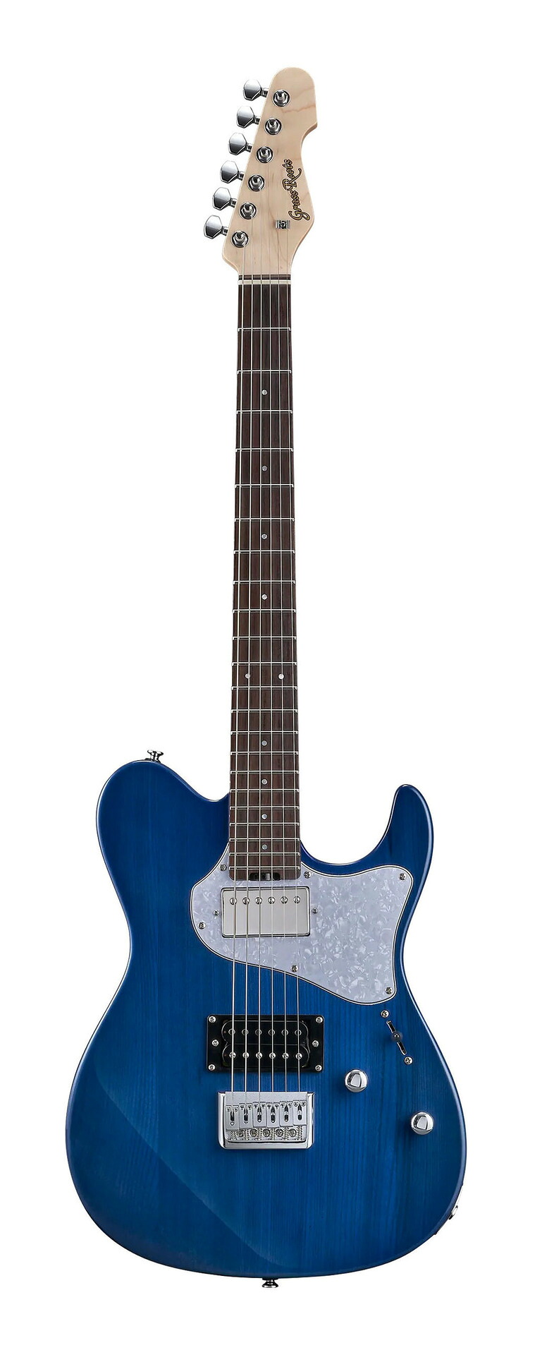 【送料込】GrassRoots G-THROBBER-DX See Thru Blue エレキギター【ポイント5倍】
