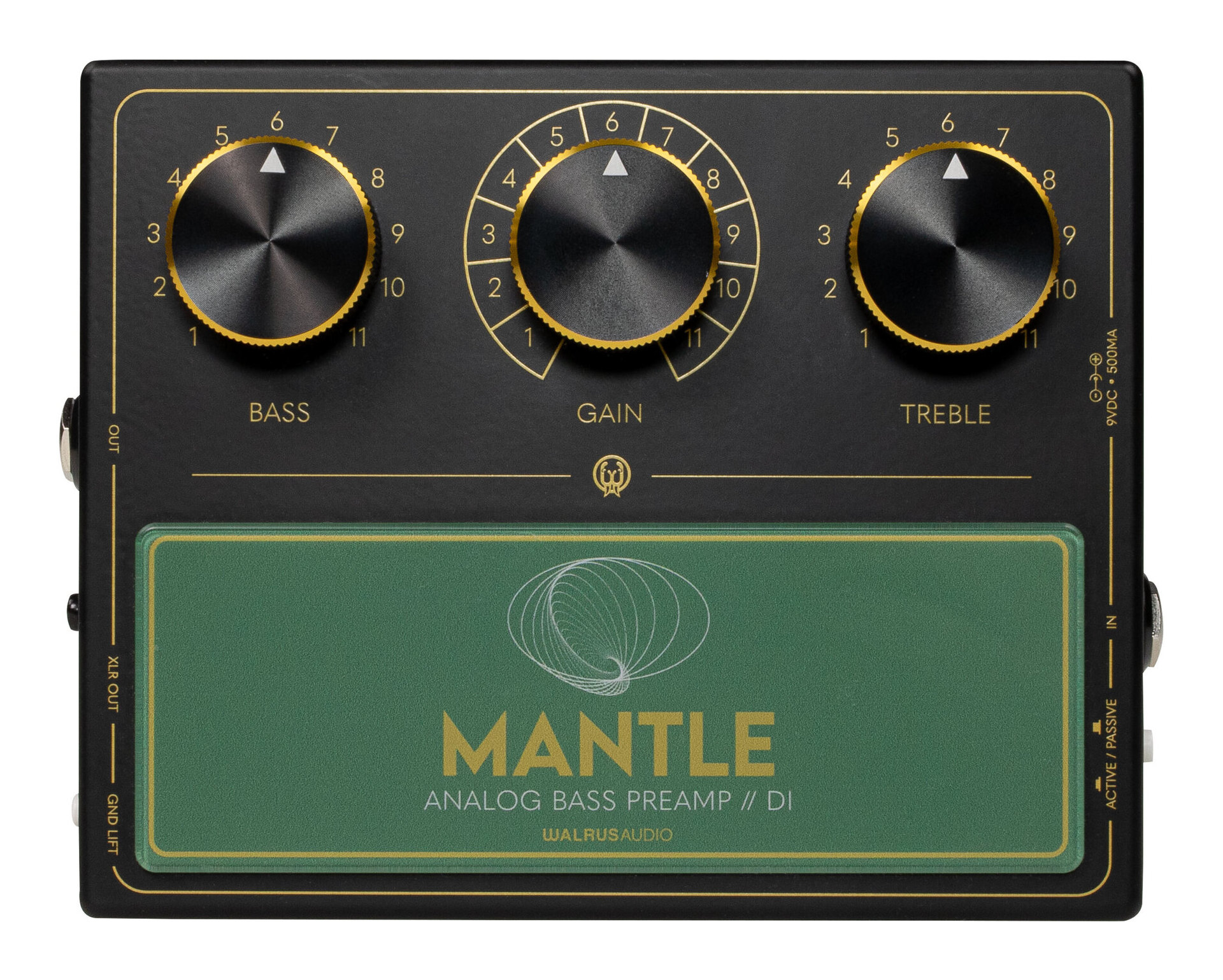 【送料込】WALRUS AUDIO WAL-MANT ウォルラスオーディオ Mantle Analog Bass Preamp // D.I. ベース用プリアンプ/DIペダル【ポイント5倍】|愛曲楽器