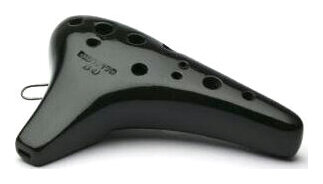 【送料込】【特典付】NIGHT OCARINA Fioretto SGB フィオレット ソプラノG ブラック ステージ仕様｜愛曲楽器