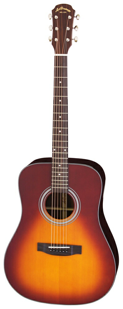 【送料込】【ケース付】ARIA アリア AD-215 TS トップ単板 アコースティックギター【ポイント5倍】