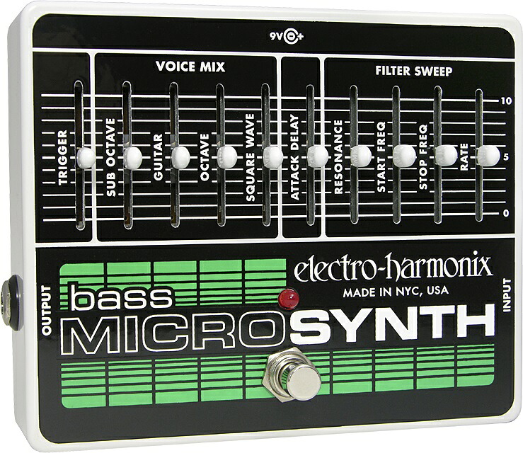 【ポイント5倍】【送料込】【国内正規品】electro-harmonix エレクトロハーモニックス Bass Micro Synthesizer ベース マイクロシンセ|愛曲楽器