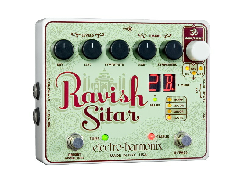 【ポイント5倍】【送料込】【国内正規品】electro-harmonix エレクトロハーモニックス RAVISH SITAR シタール エフェクト ペダル 26,723円