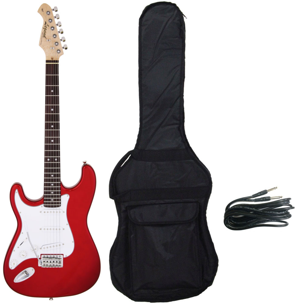 【送料込】【ケース付】Legend レジェンド LST-Z L/H CA(Candy Apple Red) レフトハンド 左利き用 ストラトキャスター エレキギター 初心者 入門 12,790円
