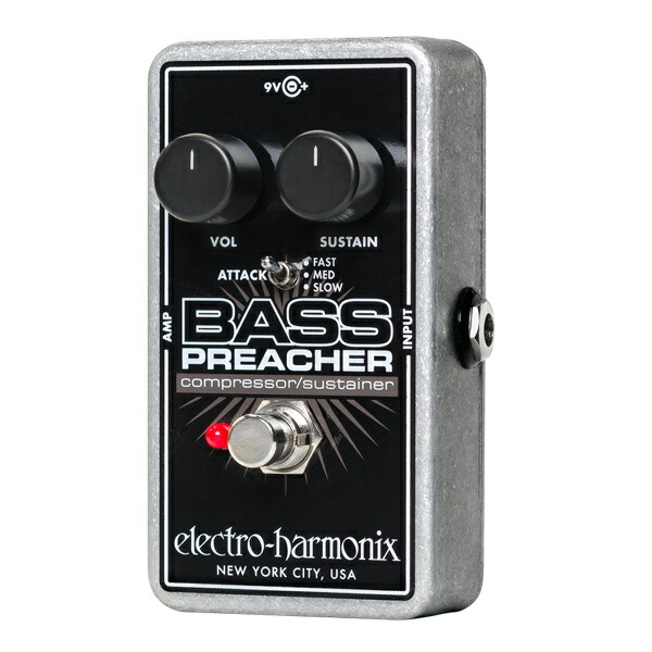 楽天市場】ELECTRO HARMONIX Bass Preacher ベース用 コンプレッサー