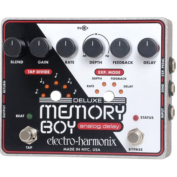 【ポイント5倍】【送料込】【国内正規品】electro-harmonix エレクトロハーモニックス Deluxe Memory Boy タップテンポ機能搭載 アナログ・ディレイ