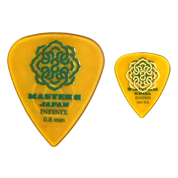 【ポイント2倍】【メール便・送料無料・代引不可】【お試しセットK】MASTER8 JAPAN INFINIX HARD GRIP JAZZ  III XL 0.88mm 1.0mm 1.2mm INFINIX HARD POLISH RUBBER GRIP JAZZ III XL  0.88mm 1.0mm 1.2mm 6種各1枚計6枚セット ギター ピック【smtb-TK ...