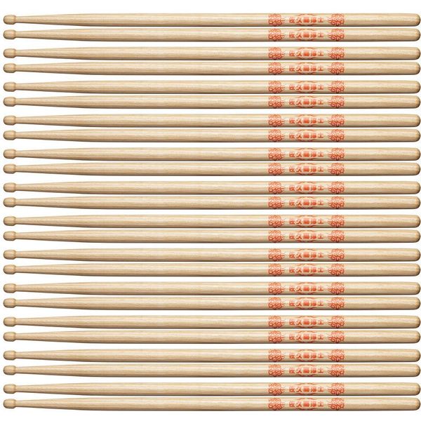 【送料込】【12ペア】Pearl パール 163H/3 淳士 SIAM SHADE, BULL ZEICHEN 88 ドラムスティック｜愛曲楽器
