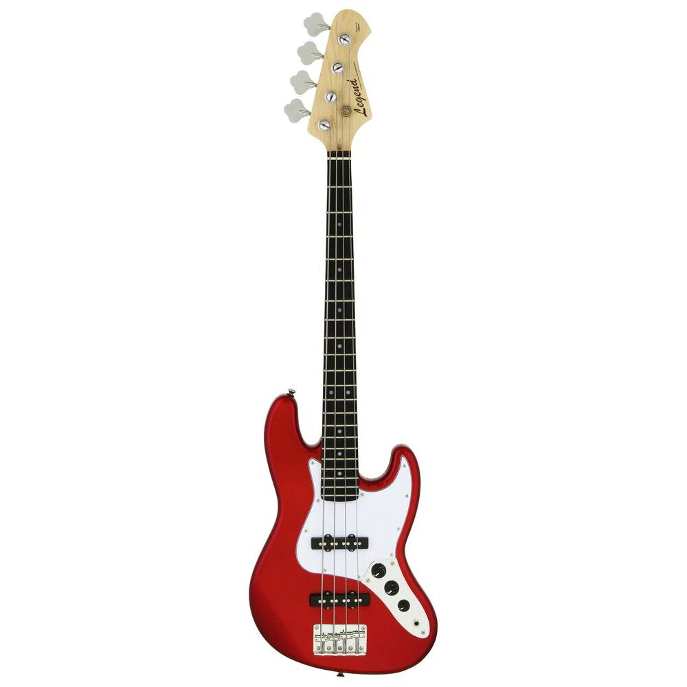 【送料込】【ケース付】Legend レジェンド LJB-MINI/CA Candy Apple Red ショートスケール ミニ・ベース|愛曲楽器