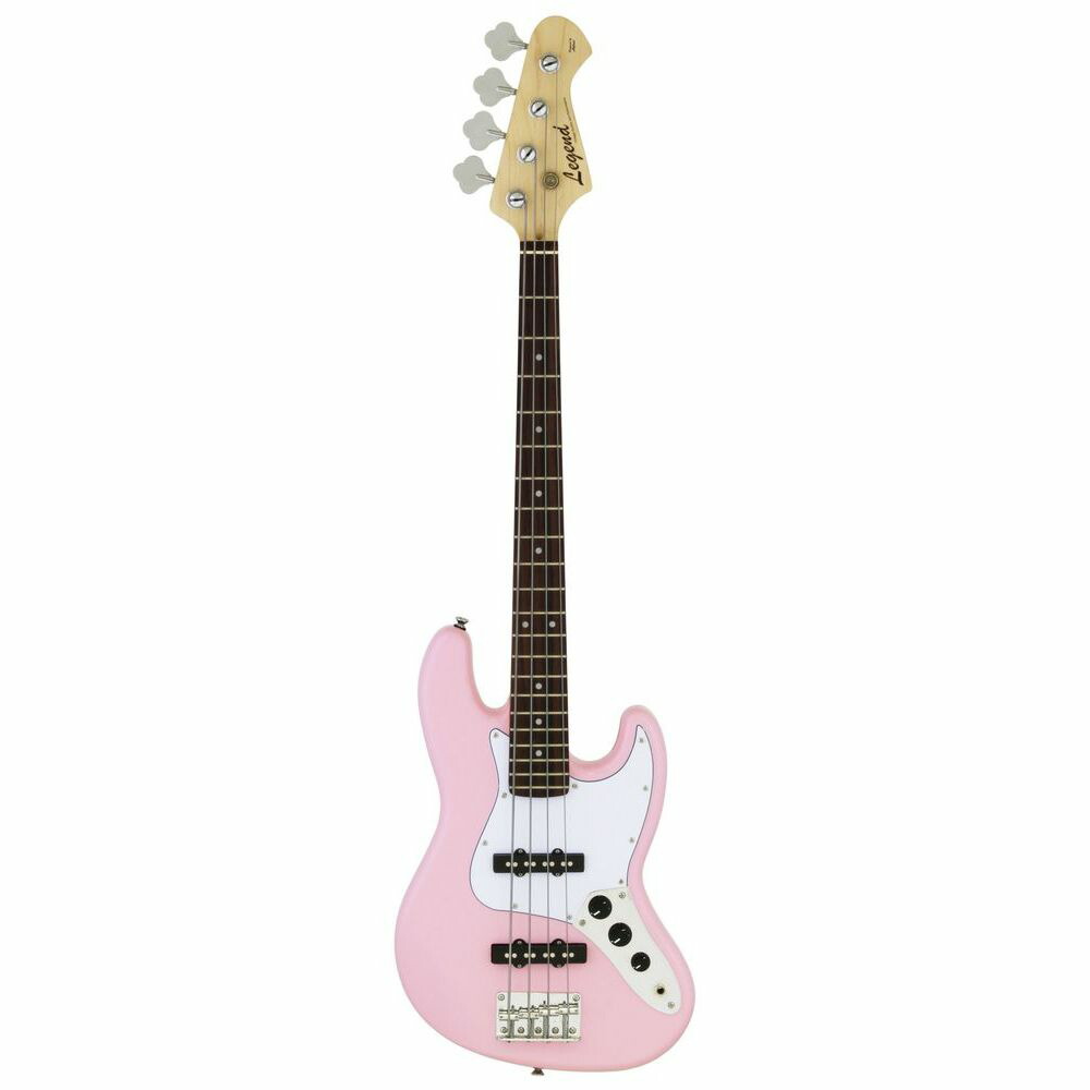 【送料込】【ケース付】Legend レジェンド LJB-MINI/KWPK Kawaii Pink ショートスケール ミニ・ベース|愛曲楽器