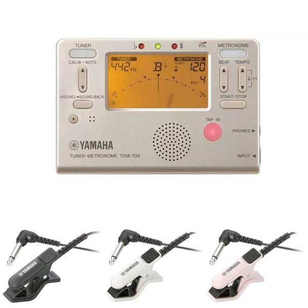 【ポイント2倍】【メール便・送料無料・代引不可】YAMAHA　ヤマハ　TDM-700G　チューナー/メトロノーム【smtb-TK】　ゴールド　TM-30